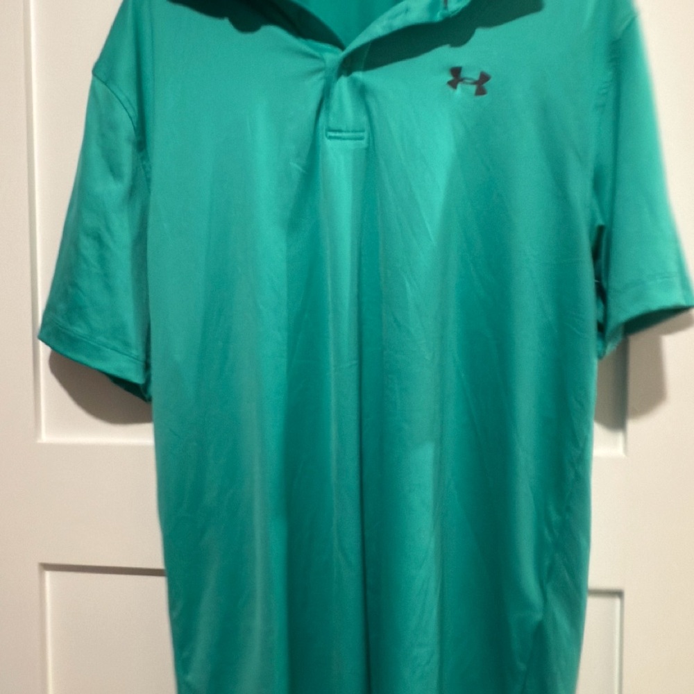 Under armor Men's Teal Polo Shirt